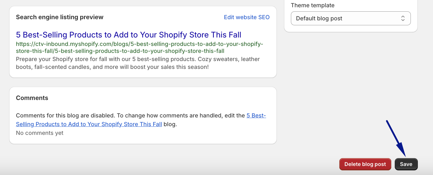 Add a Blog on Shopify